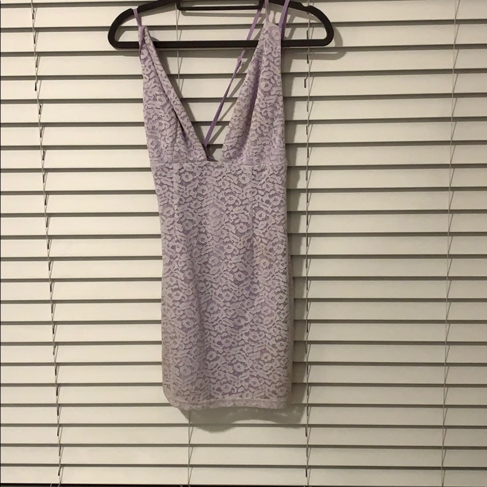 Super down tight purple dress